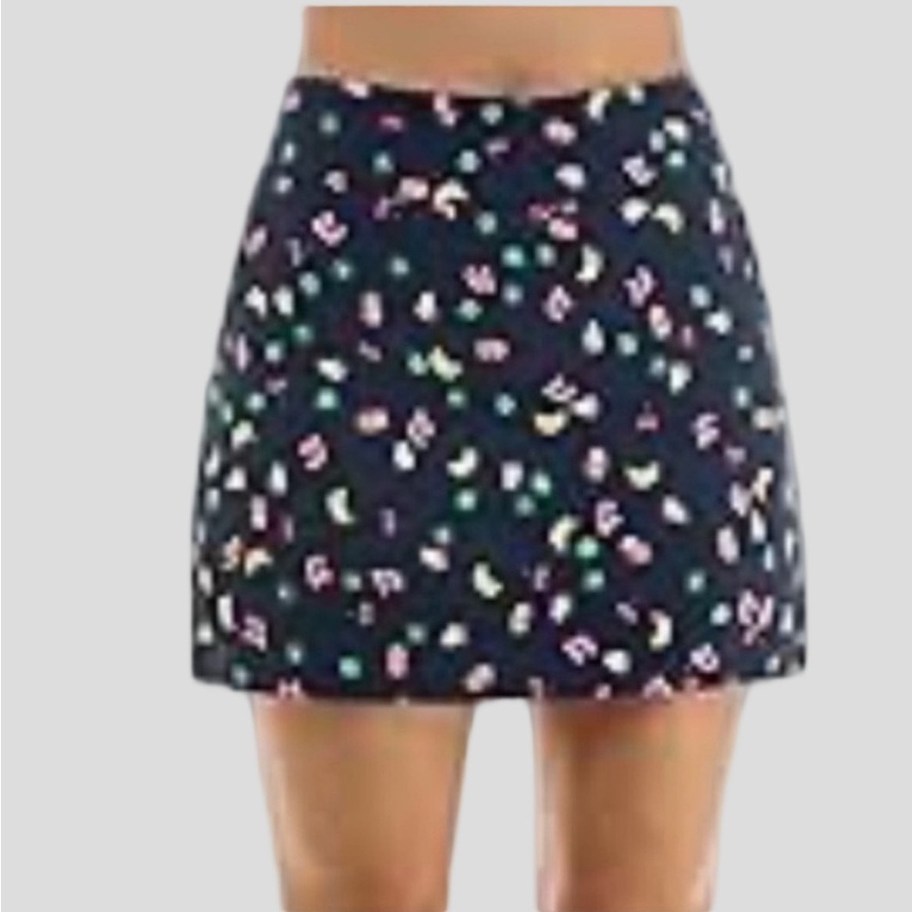 😍SHOW SPECIAL - RIDERS BY LEE Navy Blue Floral Skort size 20